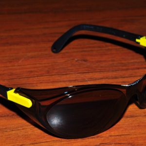 Uvex Eyewear Safety Sun Glasses Bandido S1721 Espresso Lens, Yellow/Black Frame